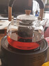 正扬电陶炉煮茶器玻璃烧水壶功夫茶具套装家用煮茶炉养生泡茶壶电茶炉 简易黑+藤编（900提壶） 实拍图