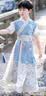 九能男童汉服新款夏季儿童国风古装王爷唐装短袖高端男孩幼儿园六一 长风短袖 130 适合123-133/26-31KG 实拍图