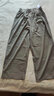 浪莎冰丝阔腿裤女夏季高腰垂感直筒棉麻休闲裤子日系山本裤女装慵懒风 实拍图