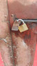 梅花（BLOSSOM）铜挂锁 宿舍家用门锁 防盗窗锁防水防锈锁 车厢柜门锁45MM（075） 实拍图