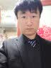 恒源祥100%纯羊毛男士V领薄款修身针织衫毛衣15001002 黑灰 180/96A  实拍图