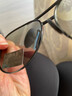 贝诗顿日夜两用变色偏光太阳眼镜男士墨镜飞行员蛤蟆钓鱼开车专用防远光 【日夜两用】黑色浅灰片【变色】 实拍图