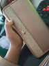金狐狸牛皮女士钱包大容量长款卡包钱票夹手拿包零钱包新款女友生日礼物 玫瑰金.JD2051360POP09F1W 实拍图