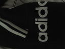 阿迪达斯（adidas）男裤长裤 25冬新款跑步训练裤休闲时尚裤透气舒适针织棉质运动裤 经典黑/时尚三条纹/热销款 S 【165-170cm/110-120斤】 实拍图
