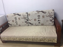 伊美源新中式沙发垫坐垫子沙发盖布四季通用防滑靠背巾客厅沙发罩扶手巾 云裳花容-卡其色 90*180一件 实拍图