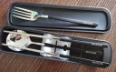 美厨（maxcook）304不锈钢筷子勺子餐具套装 创意便携式筷勺三件套本色 MCGC849 实拍图