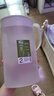 美煮妇塑料冷水壶超大容量家用耐高温泡茶桶量壶奶茶店带刻度商用凉水壶 月光白-升级过滤款 2000ml 实拍图
