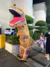 万圣节恐龙充气服节日活动装扮节气恐龙套装搞怪衣服霸王龙 棕黄色 晒单实拍图