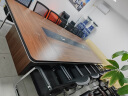 圣黎加厚会议桌长桌培训桌椅组合办公桌配套椅子1把 实拍图