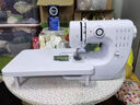 AOLAI缝纫机家用小型全自动电动多功能迷你衣车带锁边机裁缝机新款衣车 白紫标配+扩展台+大礼包+6压脚. 实拍图