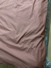 南极人（Nanjiren）纯色磨毛被套150x200cm单双人被罩200x230cm学生被套单件被褥全套 藕色+烟灰【亲肤透气可裸睡】 150*200cm单被套 实拍图