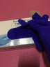 鸿锐（Hongray） |鸿锐一次性多用途手套丁腈橡胶PVC洗碗防水家用贴合加厚耐用 钴蓝色/100只1盒 M中号 实拍图
