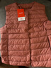 鸭鸭（YAYA）轻薄羽绒马甲女冬装短款内胆时尚女款马夹外套背心K 嫣红色 L 165 实拍图