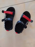 轩途诗童鞋男童凉鞋夏季新款小孩鞋子中大童软底透气儿童凉鞋沙滩鞋男孩 2038湖蓝 33 码 实拍图
