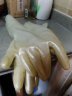 HAGCZATNG 日本进口家务防水清洁手套洗衣手套 加绒加厚加长厨房洗碗耐用橡胶薄手套 E款绿色(大号加绒） 晒单实拍图