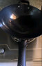 爱仕达（ASD）炒锅三代不锈无涂层铸铁锅32cm平底可立半玻盖电磁炉通用CF32B17 实拍图