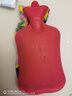 青烟墨香【热水袋】加厚橡胶热水袋 中大大号平斜纹注水暖水袋 (促销)单面斜纹大号1.7L红色 实拍图