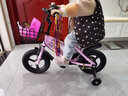 贝琦童（BEIQITONG）儿童自行车单车2-3-4-6-9-10岁男孩童车中大童女孩小孩宝宝脚踏车 顶配粉【高强圈】暴君轮靠背后座 12寸适合身高（80-95)CM 实拍图