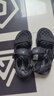 回力(Warrior)凉鞋 男鞋夏季透气运动休闲户外沙滩凉鞋子男1573黑色43 实拍图