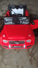 好孩智儿童电动车亲子可坐大人六轮越野车遥控玩具车男女小孩仿奔驰童车 烤漆红+六驱+皮座+天能电瓶 实拍图