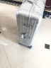 EBEN拉杆箱32英寸铝镁合金行李箱万向轮金属硬箱旅行箱 银色 需托运 出国长途 晒单实拍图