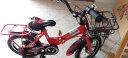 凤凰 Phoenix 儿童自行车 男女宝宝脚踏车儿童初学折叠自行车4-8岁童车  陆寻 中国红 14寸 实拍图