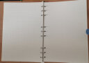 申士（SHEN SHI）90张活页本笔记本子替芯内芯 适用于9孔B5活页记事本子 点阵款 J0918-3 实拍图