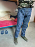 望了型春夏秋款弹力男士牛仔裤男宽松直筒商务休闲长裤工作干活耐脏男裤 2件装(8010蓝+009蓝) 34 腰围(二尺七) 实拍图