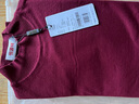 恒源祥毛衣男秋冬半高领薄款针织衫上衣 51QK2102 紫红 185/100A  实拍图