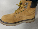 森馬（Senma）高帮马丁靴系带时尚加绒保暖工装靴男靴 M619313602 咖喱黄 42码 实拍图