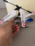 贝趣遥控飞机儿童直升飞机玩具男孩合金耐摔无人机生日新年礼物 15分钟续航 3.5通合金定高-银 实拍图