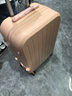 摩尔伽小清新行李箱女拉杆箱男结实耐用学生万向轮新款密码旅行箱皮箱子 樱花粉-小清新拉链款 24英寸 【推荐尺寸 当天发货】 实拍图