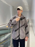 BJHG不计后果冬美式加厚仿羊羔绒棉服男潮宽松保暖毛绒情侣棉衣外套女 灰色 L 实拍图