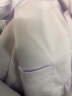 诚墨白大褂长袖男女医生护士工作服学生白大衣实验室食品加工厂工装 长袖白大褂（松紧袖口） S/160建议90-115斤 实拍图