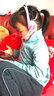 声丽（SENICC） 儿童头戴式耳机耳麦男女儿童学生英语学习网课听力教育音乐卡通电脑手机通用单双插头有线耳机D90 儿童头戴式学习耳机-红色 实拍图
