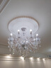 梵帝卡罗欧式水晶灯法式客厅别墅洋房灯具餐厅灯酒店婚庆蜡烛水晶灯婚房灯 8头-直径70*高60CM-三色 实拍图