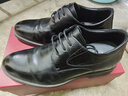 富贵鸟（FUGUINIAO）皮鞋男内增高商务正装真皮高端男鞋 黑色 245(39) 实拍图