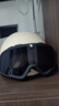 劲悦途复古头盔208  3C摩托车机车盔四季通用 个性电动车半盔 卡其色（配黑茶风镜） 头围可调（54-60cm） 实拍图