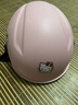 车赞3C认证电动车头盔女电瓶车安全帽男士四季通用冬季保暖防雨头盔 3C粉色头盔加强版（高清透明） 实拍图