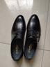 金利来男鞋四季新款商务正装鞋皮鞋男真皮透气系带男士鞋子大码小码 黑色 40 实拍图