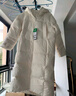森马（Semir）90%鸭绒羽绒服女长款宽松显瘦冬季轻暖连帽外套防水109723113001 实拍图