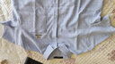 曼卡龙 短袖衬衫男士夏季新款纯色衫男韩版修身商务休闲男士免烫衬衣 2123-浅蓝 180/XXL 实拍图