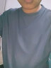 短袖T恤套装男华夫格短袖短裤男女情侣套装青少年运动服男士套装夏季休闲帅气薄款夏天男生学生版一套衣服 TZ9051灰色套装 37 2XL 140斤-155斤 实拍图