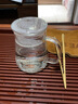 金灶（KAMJOVE）茶杯 茶水分离杯 耐热玻璃泡茶杯子 带过滤创意水杯 办公个人杯 300ml/TP-601（透明手柄） 实拍图