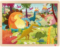 TOI儿童故事拼图玩具幼儿早教木质拼图拼板男孩玩具女孩生日礼物2-3-4-5-6岁 100片恐龙大陆 实拍图