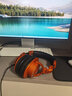 铁三角（Audio-technica）M50X 专业头戴式 监听耳机 HIFI音质 有线便携折叠 特别限量版 M50XBT2 MO 夜盏橙 实拍图
