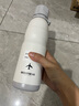 杯具熊（BEDDYBEAR）情人节礼物运动保温杯 男女士户外旅行运动健身水杯子 极地白+杯刷 600ml 316不锈钢 实拍图
