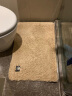 大江 浴室地垫卫生间加厚吸水垫家用卫浴门口脚垫厕所防滑垫 平绒-湖水绿 60x90cm 实拍图