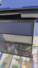 得力(deli)9英寸(高23cm)金属铁书立架 书籍挡靠夹2片/付 办公用品 蓝色9263 实拍图