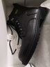 卡帝乐鳄鱼（CARTELO）头层牛皮马丁靴男加绒棉鞋男士雪地靴头层牛皮短靴男9316黑色38 实拍图